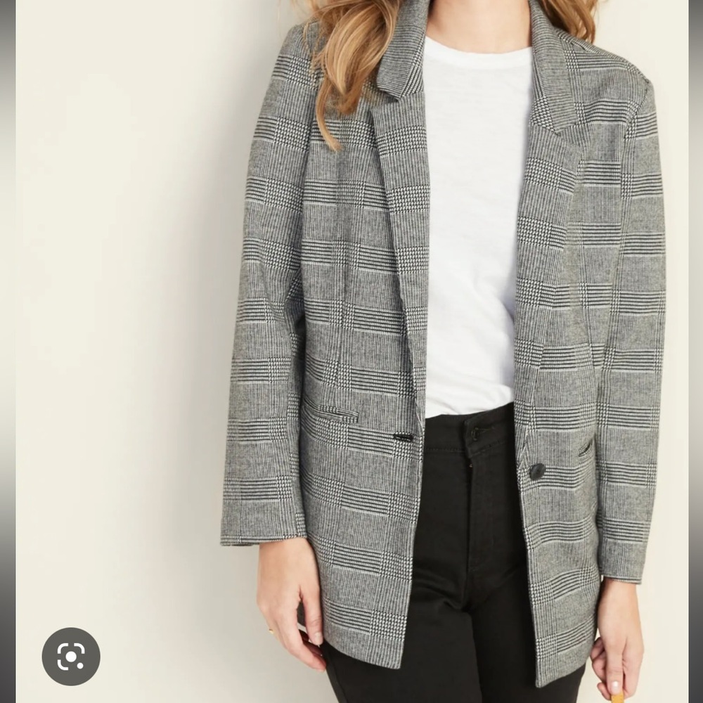Old Navy Plaid Blazer